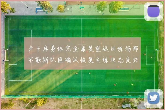 卢卡库身体完全康复重返训练场那不勒斯队医确认恢复合练状态良好